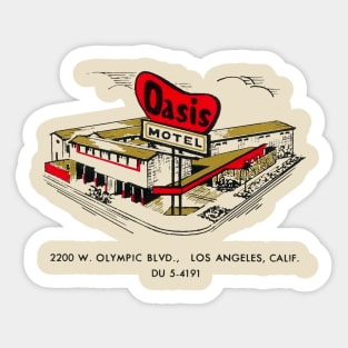 Oasis Motel Sticker